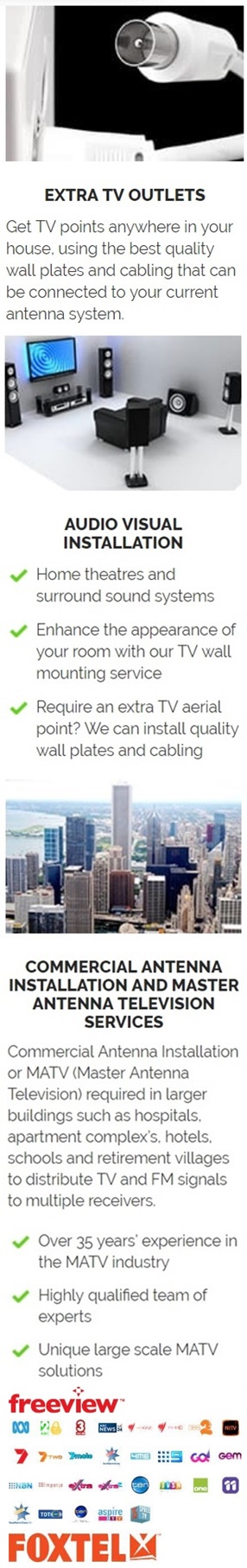 TV Antenna Installations On The Central Coast TV Antenna Installations On The Central Coast