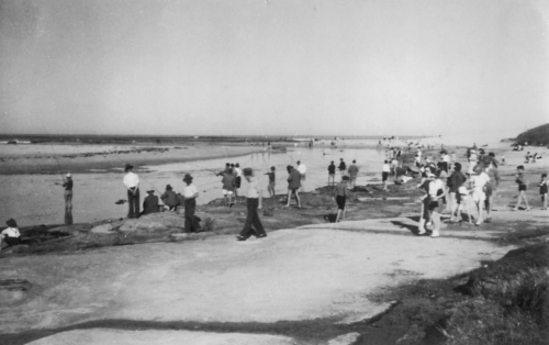 1950ish Fishing At The Entrance-min