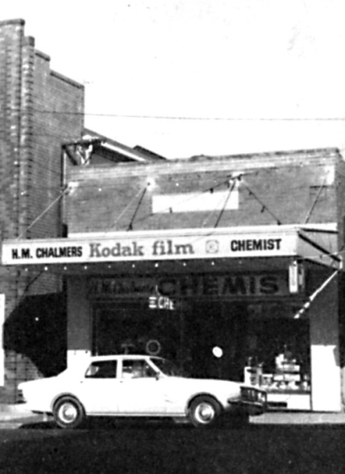 1950ish H.M. Chalmers Chemist-min