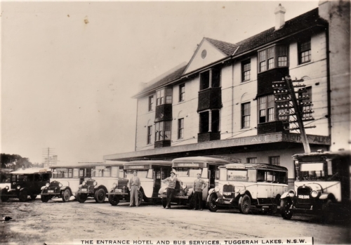 The Entrance Hotel with Buses waiting-min